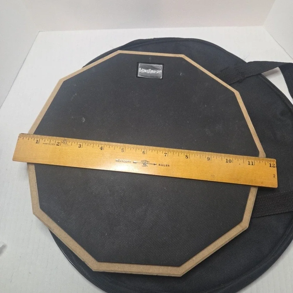 Starfavoe Drum Practice Pad‎ Approx 12-Inch Double-Sided